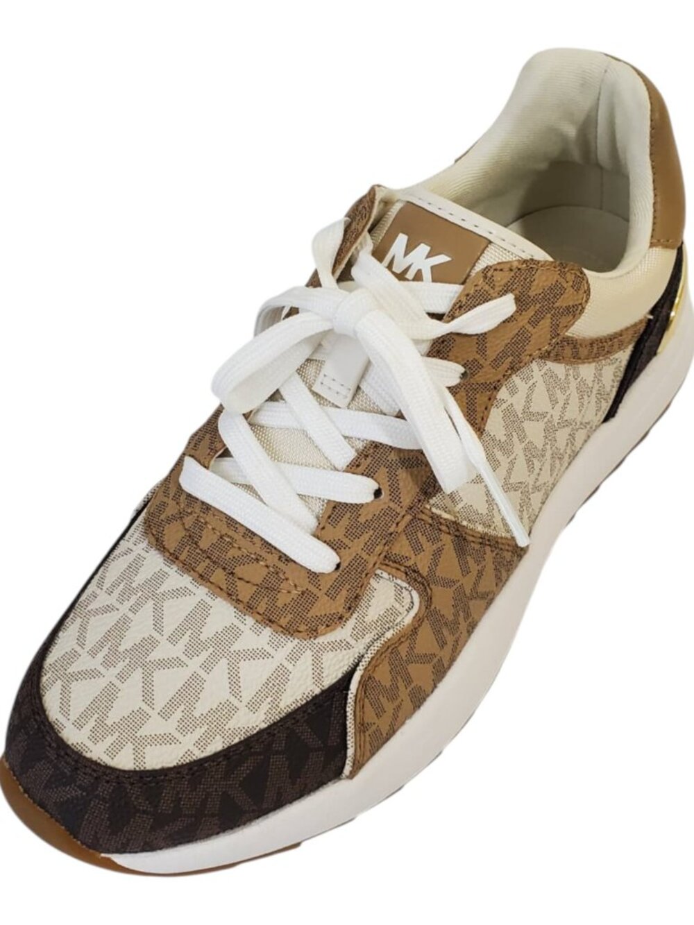 NEW MICHAEL KORS AUTHENTIC WOMEN'S CAMEL BROWN SHOES SNEAKERS SIZE 6 7 8 9 10 - Picture 10 of 12